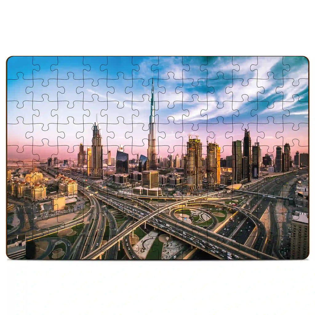 Dubai Skyline 108 Pieces puzzle 6+ Years - Mini Leaves