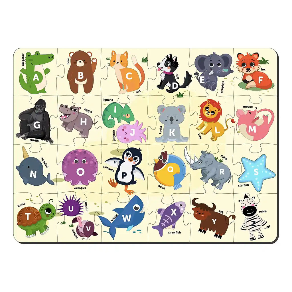 Spell and Learn Alphabets Puzzle 24 Pieces - Mini Leaves