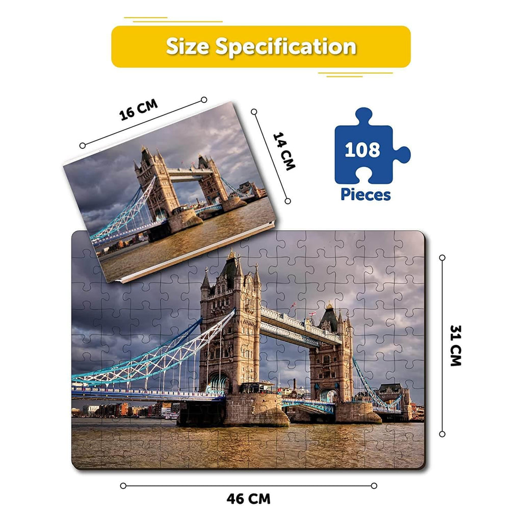 The London Bridge 108 pieces puzzle 6+ Years - Mini Leaves