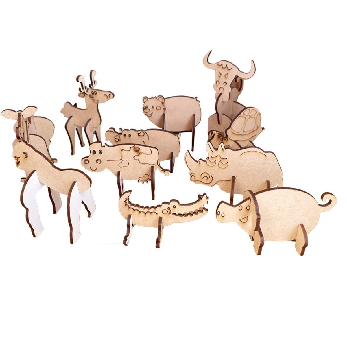 Puzzle deals 3d animales