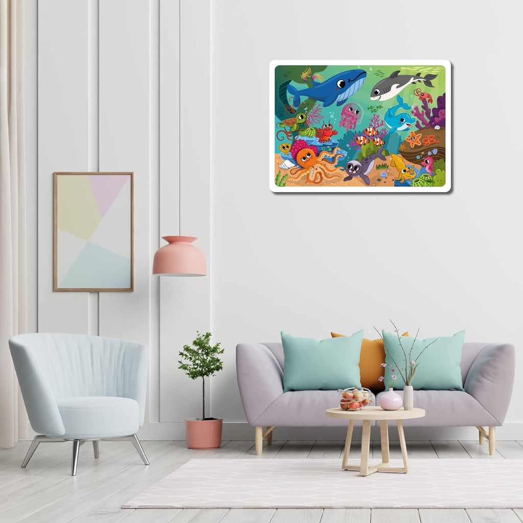 Ocean Wonder 60 Pieces Floor Puzzle 4 Years+ - Mini Leaves