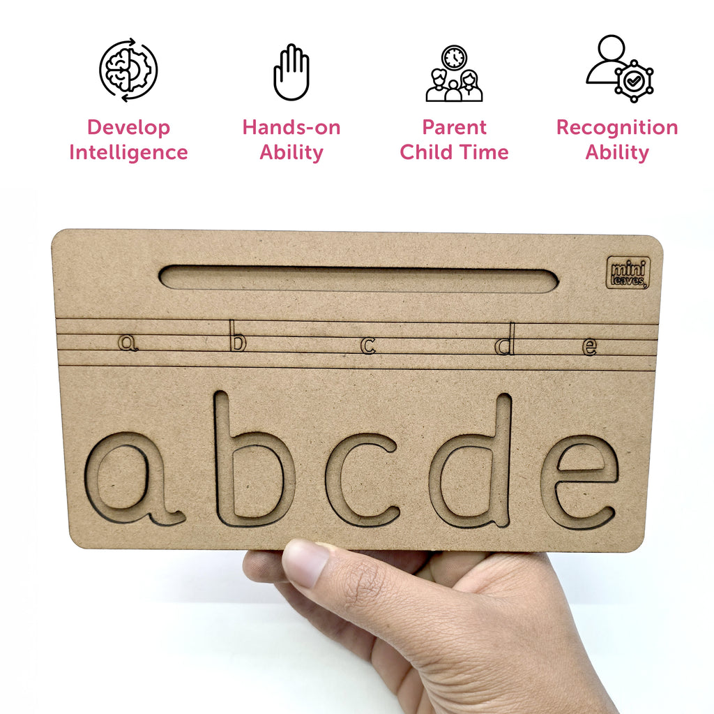 Small Letter Alphabet Wooden Tracing Board 3+ Years β Mini Leaves