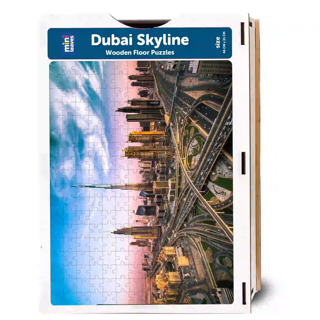 Dubai Skyline 252 Pieces Puzzles 6+ Years - Mini Leaves
