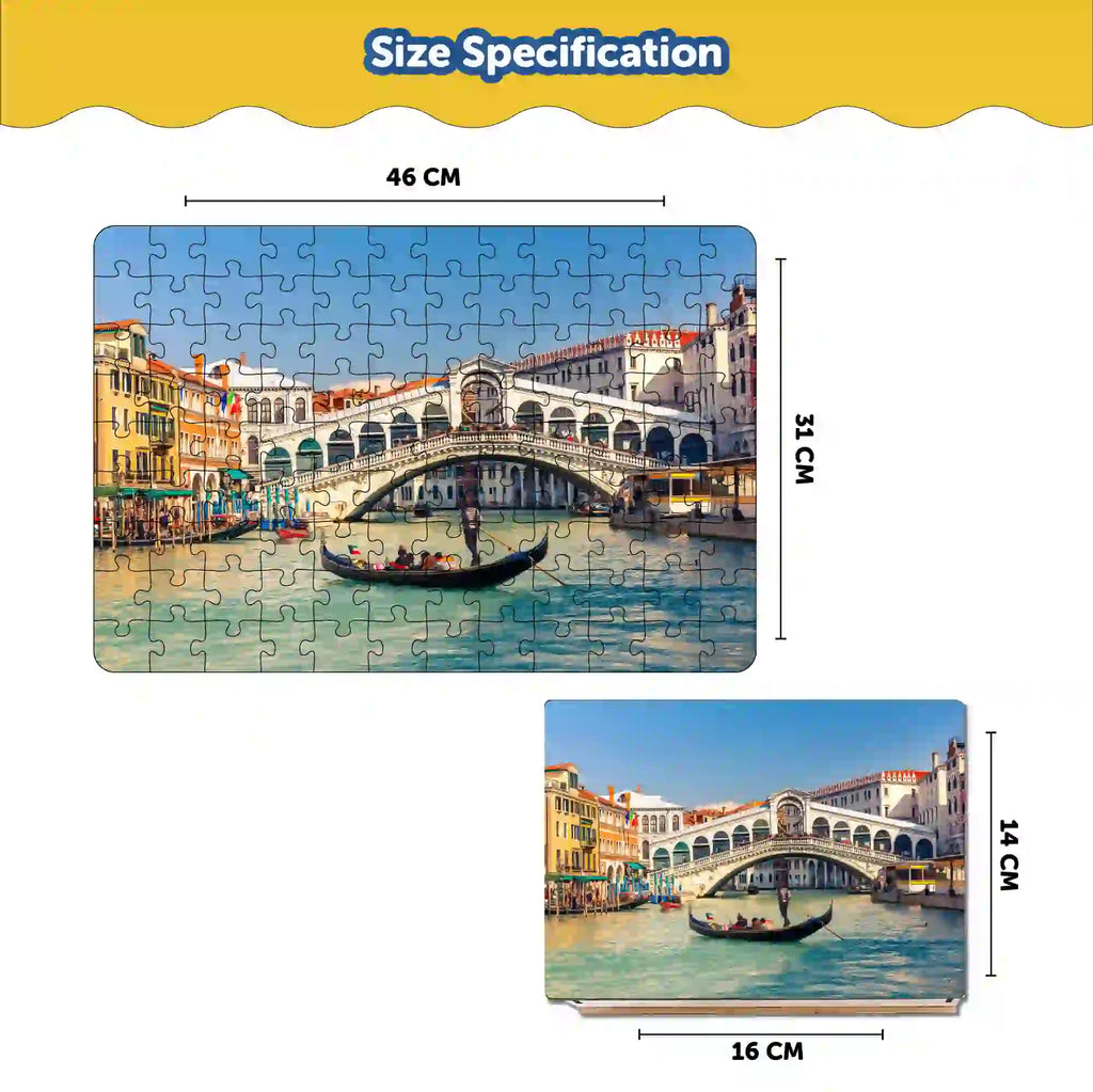 Venice Grand Canal 108 Pieces Puzzles 6+ Years - Mini Leaves