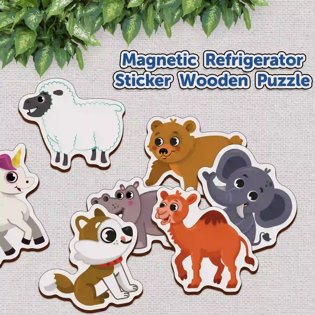 Animal Fridge Magnetic Set of 10 2+ Years - Mini Leaves