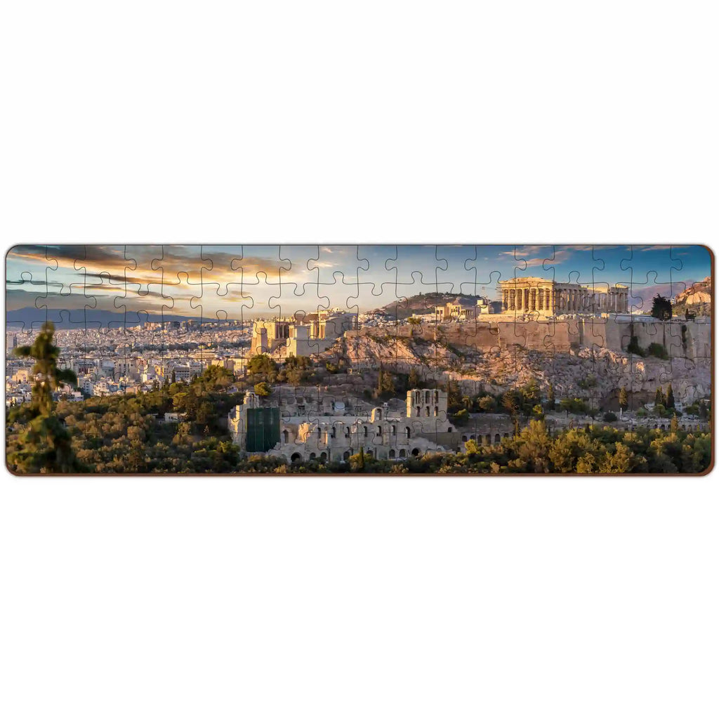 Athens Greece Panorama 108 Pieces Puzzle 6+ Years - Mini Leaves
