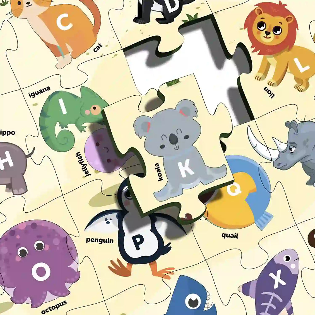 Spell and Learn Alphabets Puzzle 24 Pieces - Mini Leaves