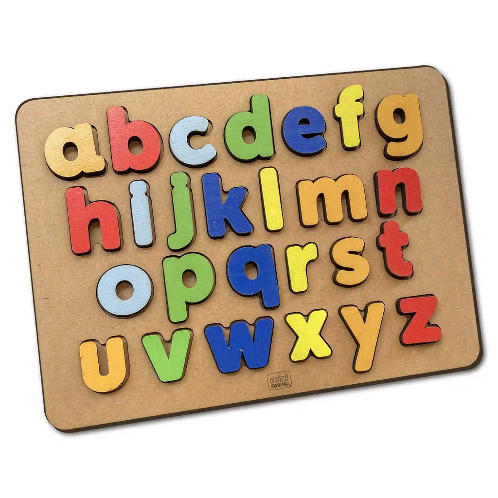 Small Alphabets Chunky Letter Board 3+ Years - Mini Leaves