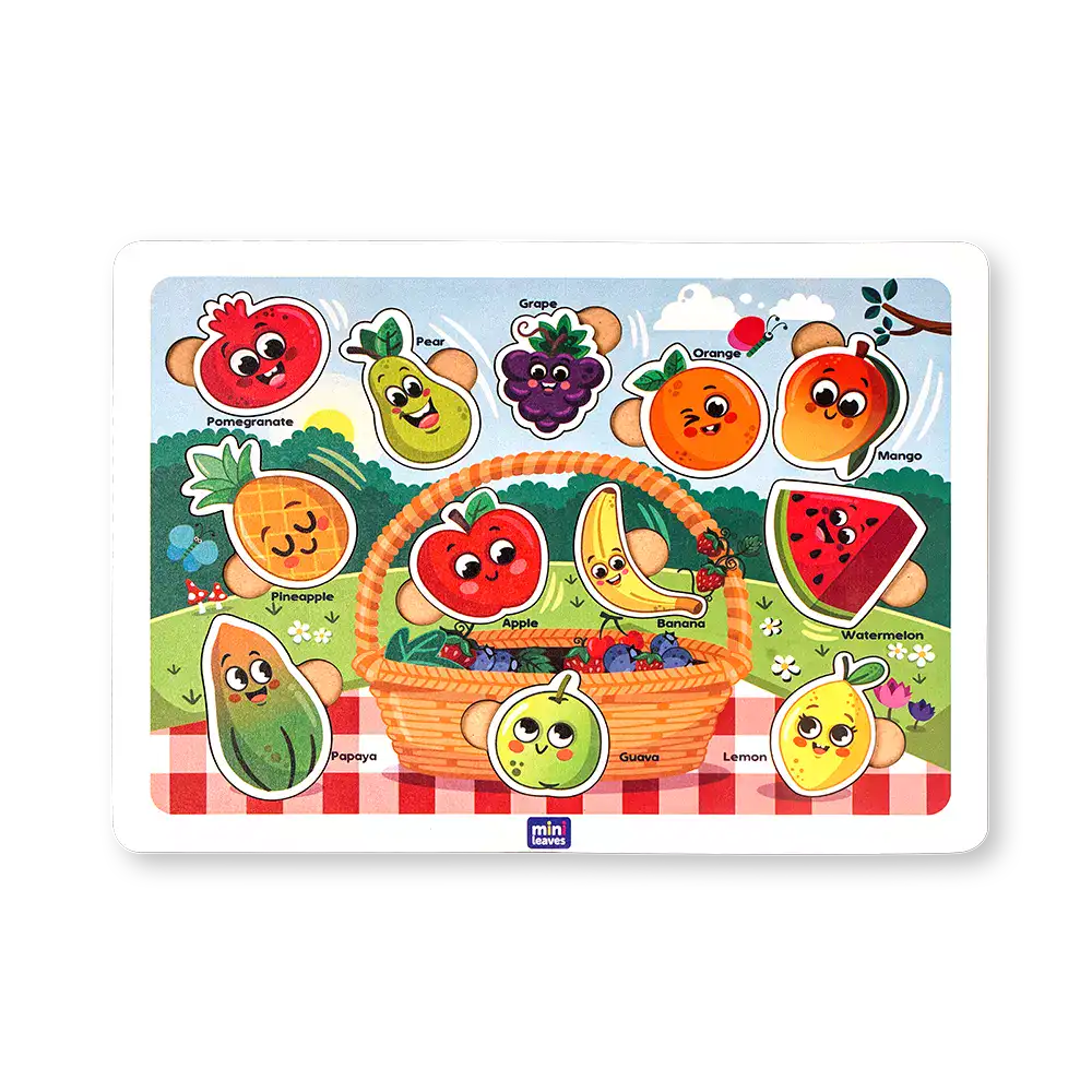 Wooden fruit best sale puzzle