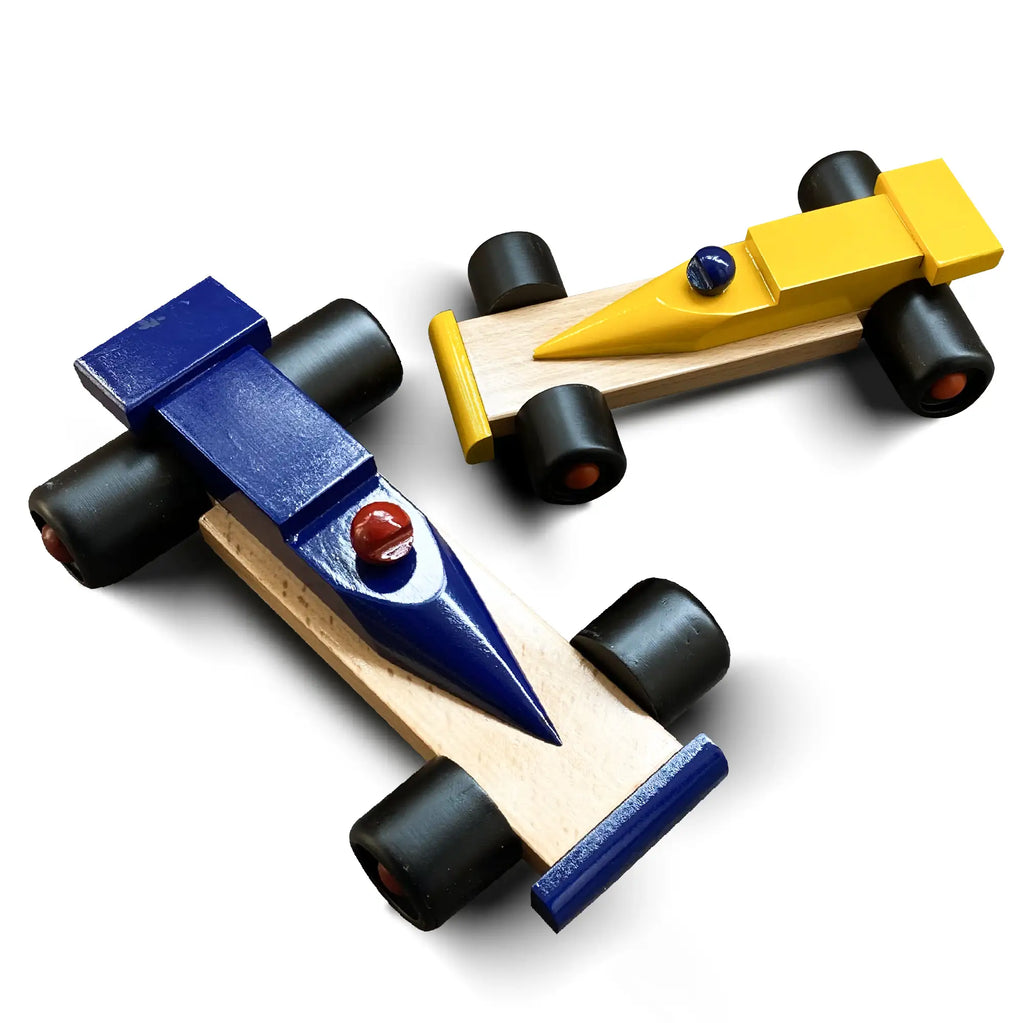 Wooden Race Car Set of 2 2+ Years - Mini Leaves