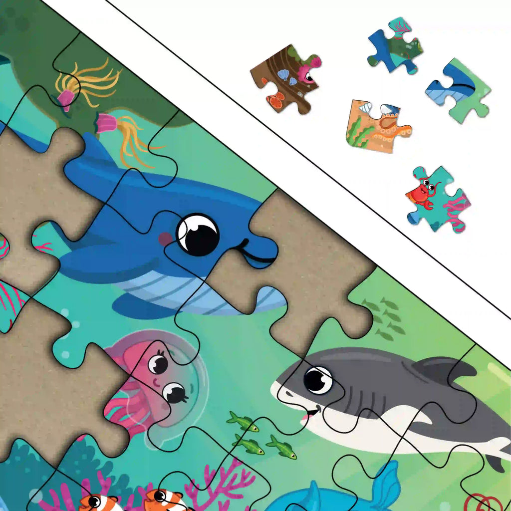 Ocean Wonder 35 Pieces Puzzle 3+ Years - Mini Leaves
