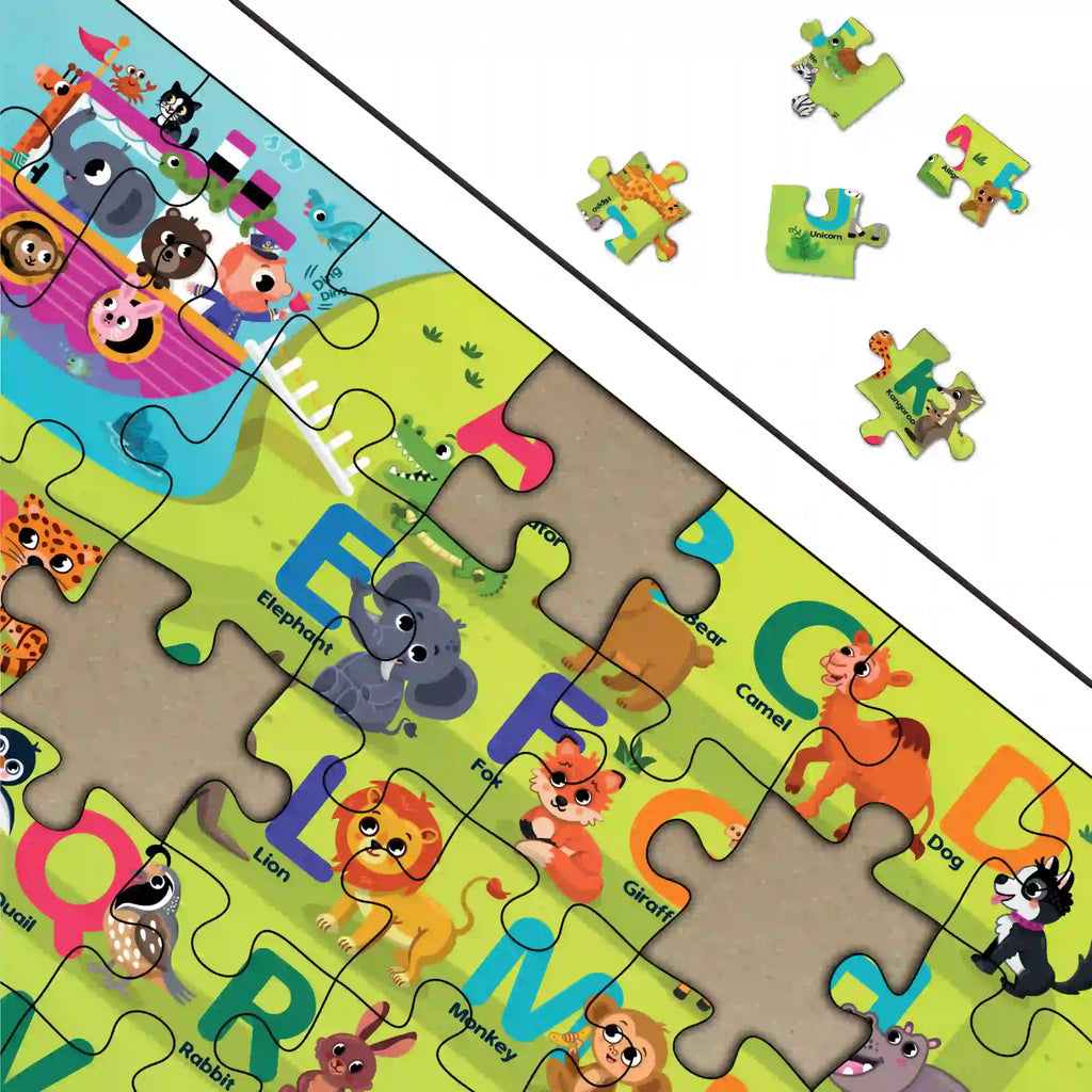 Alphabet Voyage 35 Pieces Puzzle 3+ Years - Mini Leaves