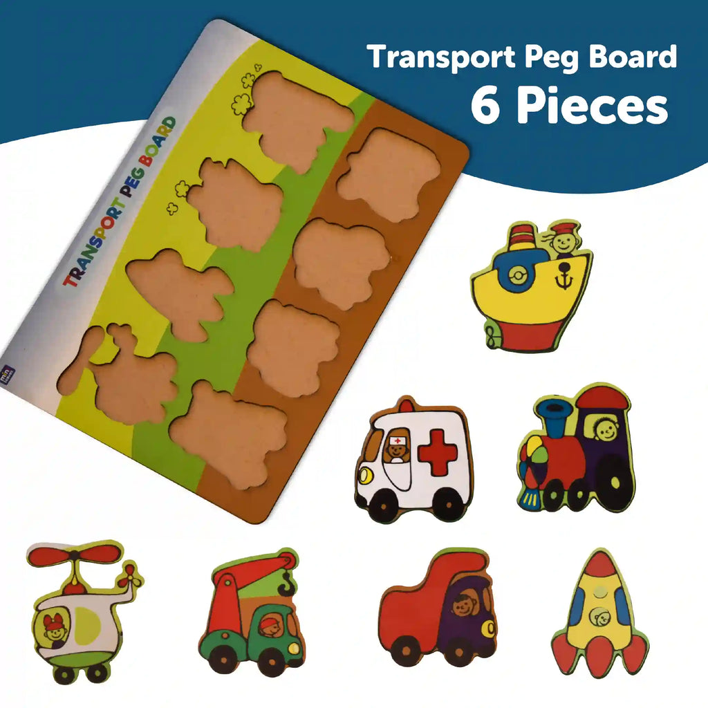 Transport Vehicles Puzzles 8 Pieces - Mini Leaves