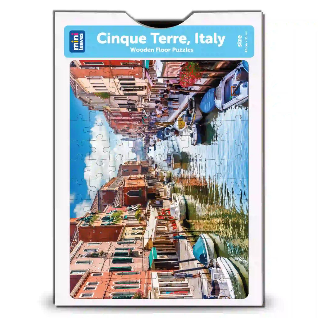 Cinque Terre , Italy 108 piece puzzle 6+ Years - Mini Leaves
