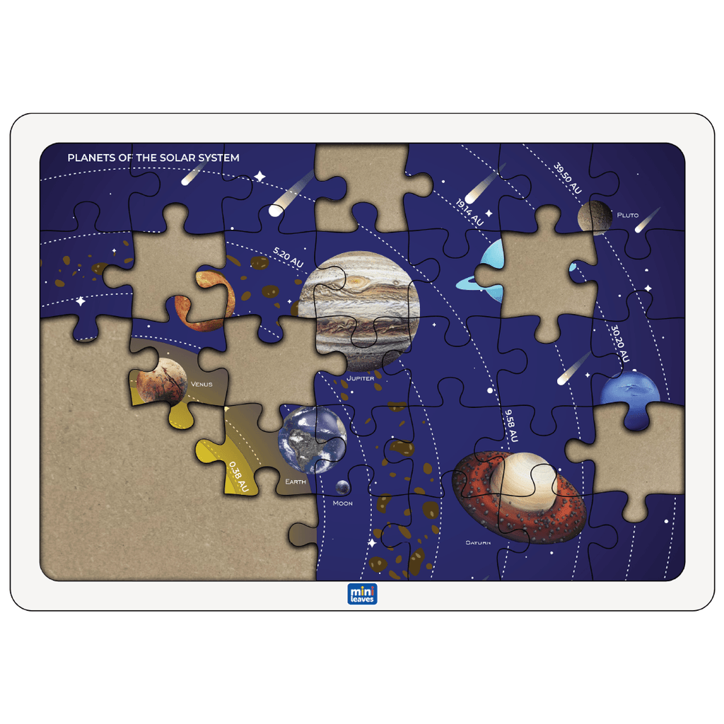 Solar System 35 Pieces Puzzle - Mini Leaves