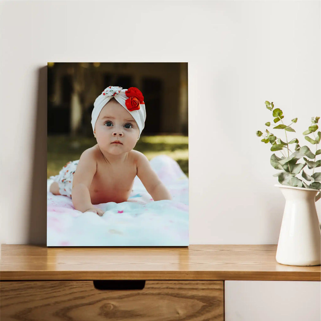 Personalised Acrylic Picture 12 x 9 Inch (A4 Size) - Mini Leaves
